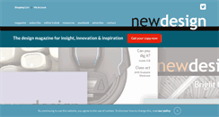 Desktop Screenshot of newdesignmagazine.co.uk