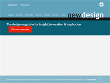 Tablet Screenshot of newdesignmagazine.co.uk